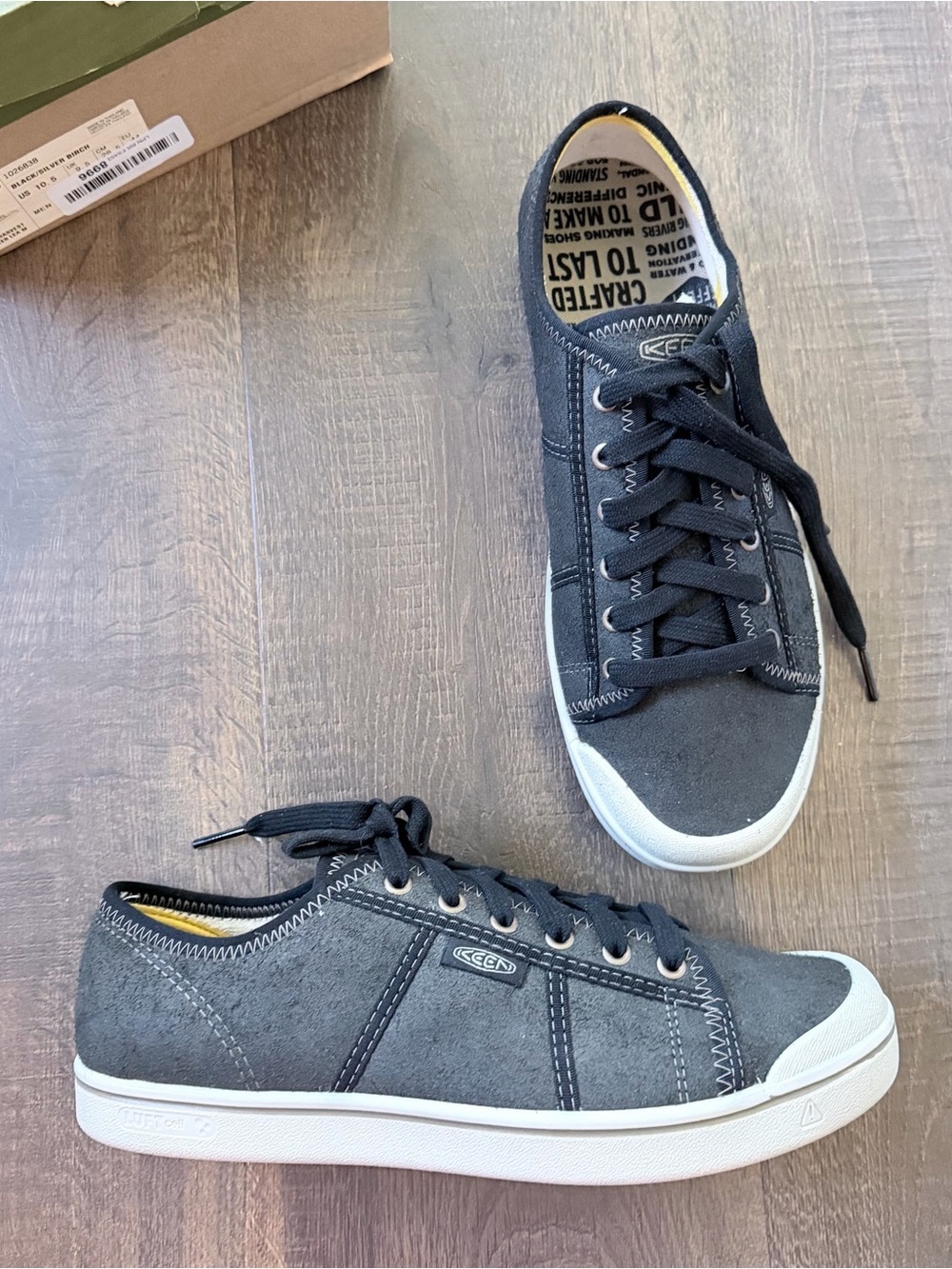 NWT Keen Eldon Harvest Sneaker | Black/Silver Birch | Size: 10.5 - Picture 6 of 10